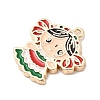 Brass Colorful Enamel Pendants KK-A277-34G-2