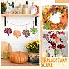 Autumn DIY Maple Leaf Tree Felt Hanging Ornaments DIY-WH0407-04-5