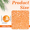1000Pcs Transparent Acrylic Beads TACR-ME0001-08D-2