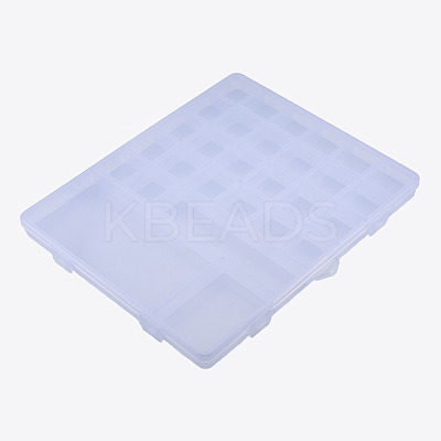 Rectangle Polypropylene(PP) Bead Storage Container CON-N011-050-1