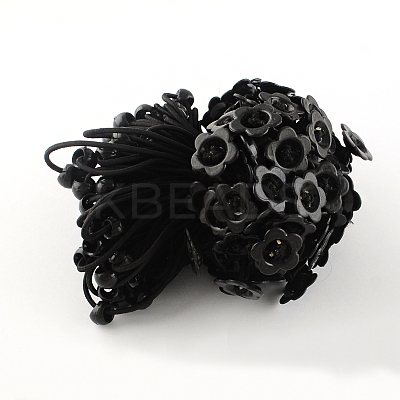 Flower Hair Accessories Elastic Hair Ties OHAR-S182-01-1