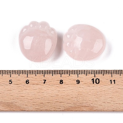 Natural Rose Quartz Footprint Figurines DJEW-N003-02I-1