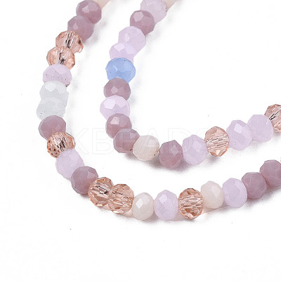 Opaque Glass Beads Strands X-GLAA-T006-07-A09-1
