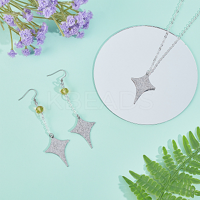 304 Stainless Steel Pendants STAS-UN0016-90P-1