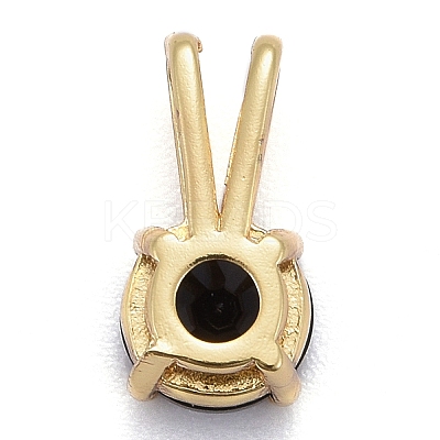 Brass Micro Pave Cubic Zirconia Pendants X-KK-P192-04-G04-1