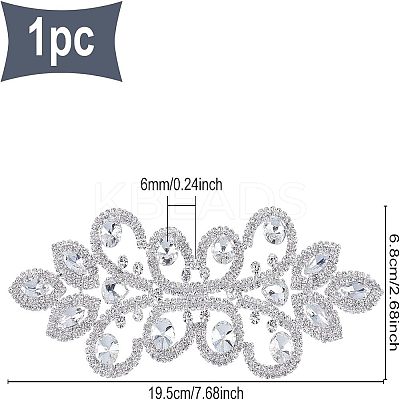 1Pc Brass Rhinestone Sewing Decorate DIY-FG0002-45-1