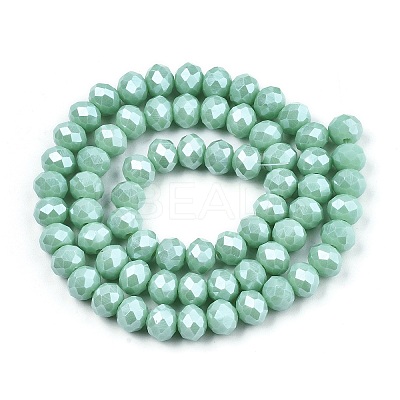 Electroplate Glass Beads Strands LS-EGLA-A034-P6mm-A20-1