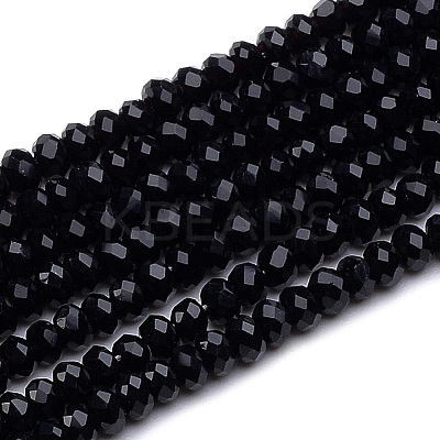 Transparent Glass Beads Strands LS-GLAA-R200-C08-1