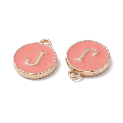 (Defective Closeout Sale Border damaged) Golden Plated Alloy Enamel Charms ENAM-XCP0001-20J-1
