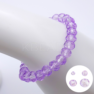 700Pcs 4 Styles Transparent Glass Beads GLAA-AN0001-01-1