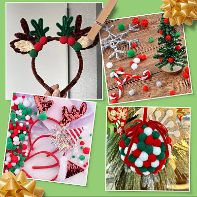 3 sets Polyester Ball Decoration DIY-SC0031-26A-1