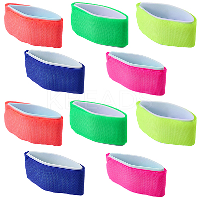 10Pcs 5 Colors EVA with Nylon Snowboard Straps FIND-CN0002-29-1