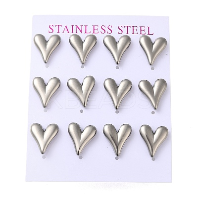 Non-Tarnish 304 Stainless Steel Stud Earring EJEW-C099-04P-1