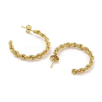 304 Stainless Steel Earrings for Women EJEW-E305-10G-1