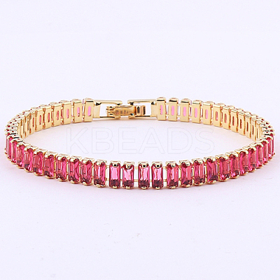 Cubic Zirconia Tennis Bracelets LS-ND9317-5-1