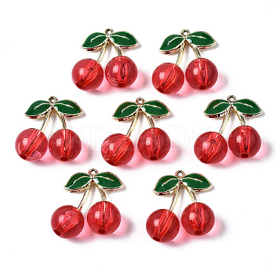 Alloy Enamel Pendants X-ENAM-N056-185B-1