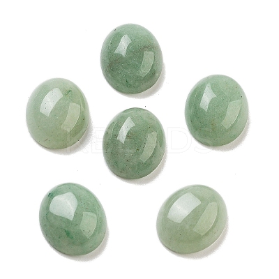 Natural Green Aventurine Cabochons G-G145-01A-39-1