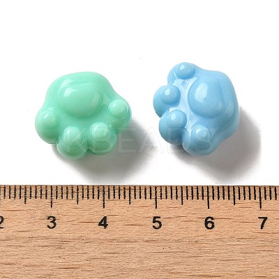 Opaque Acrylic Beads X-SACR-G038-03-1