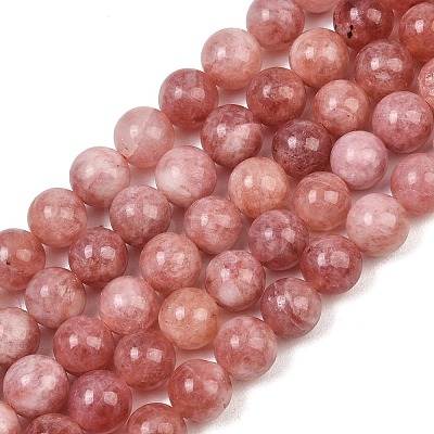 Natural Dyed White Jade Beads Strands GG-CBAEB22-B01-8mm-09-1