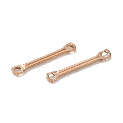 Ion Plating(IP) 304 Stainless Steel Connector Charms STAS-Q323-06B-RG-1