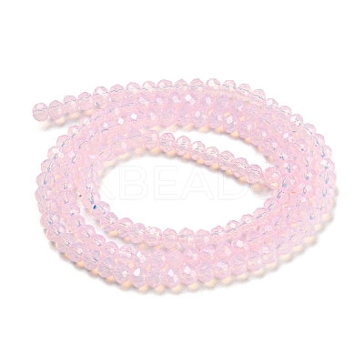 Baking Paint Transparent Glass Beads Strands DGLA-A034-J2mm-B04-1