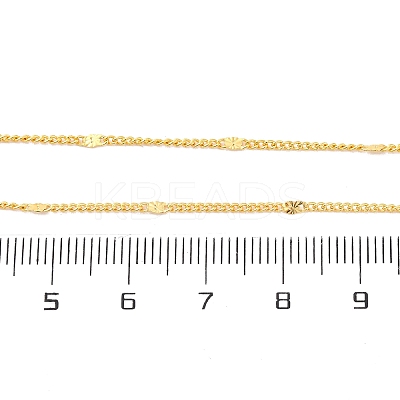 Brass Curb Chains Necklaces for Women NJEW-D302-06G-1