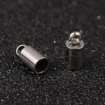 Tarnish Resistant 304 Stainless Steel Cord Ends LS-STAS-M250-04-1