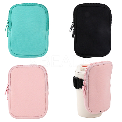 3Pcs 3 Colors Polyester Water Bottle Pouch AJEW-CA0003-96-1