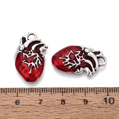 Alloy Enamel Pendants X-FIND-A021-04S-1