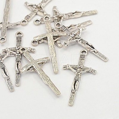 Rosary Cross and Center Sets for Rosary Bead Necklace TIBEP-MSMC021-33AS-LF-1