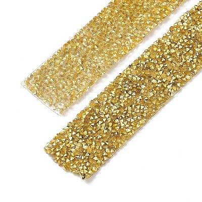 Glitter Resin Hotfix Rhinestone(Hot Melt Adhesive On The Back) OCOR-XCP0001-67-1