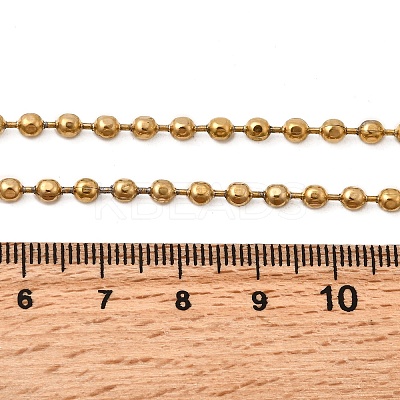 3MM 304 Stainless Steel Ball Chain Necklaces for Women NJEW-B134-09A-G-1