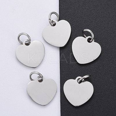 Anti-Tarnish 304 Stainless Steel Stamping Blank Tag Charms STAS-I311-18P-1