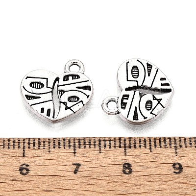 Tibetan Style Alloy Pendants TIBE-T016-02AS-1