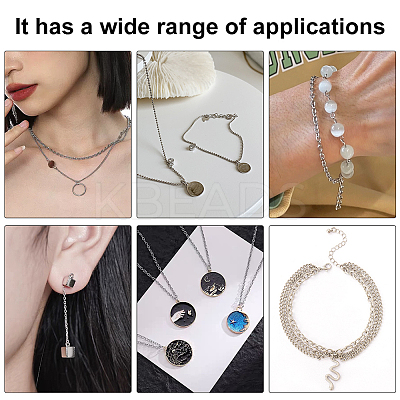DIY Chain Jewelry Set Making Kit DIY-BC0012-29-1