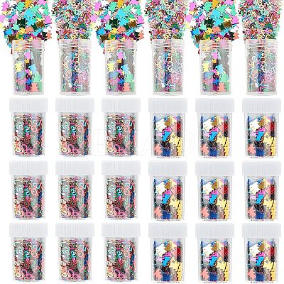 PVC Nail Art Glitter Sequins MRMJ-NB0001-08-1