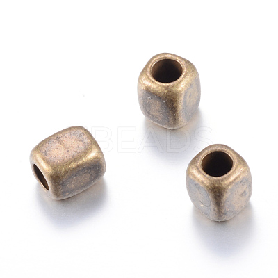Tibetan Style Alloy Spacer Beads X-TIBE-Q063-03AB-NR-1