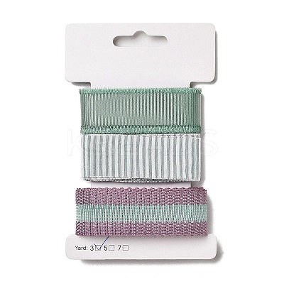 9 Yards 3 Styles Polyester Ribbon SRIB-A014-C09-1