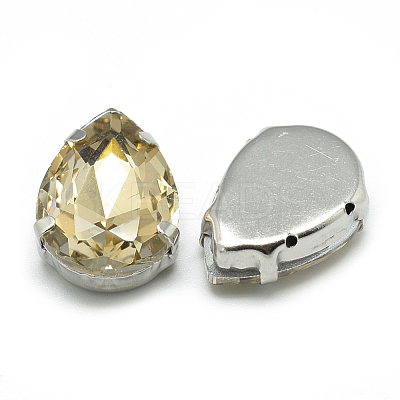 Sew on Rhinestone RGLA-T035-10x14mm-08-1