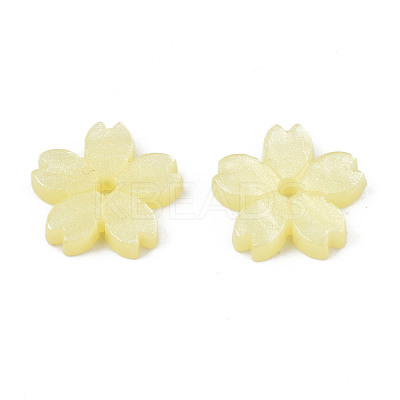 Opaque Acrylic Beads X-SACR-S273-31G-1