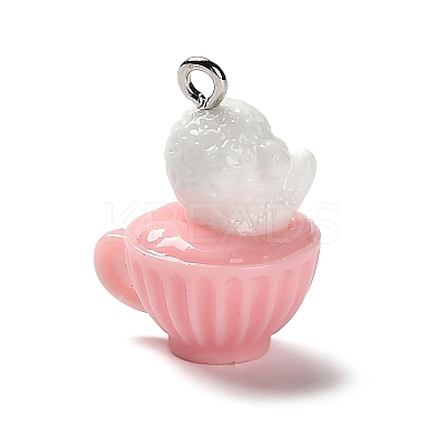 3D Opaque Resin Pendants RESI-G109-01A-1