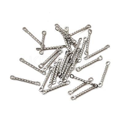 Tarnish Resistant 304 Stainless Steel Link Connectors STAS-S117-018-1