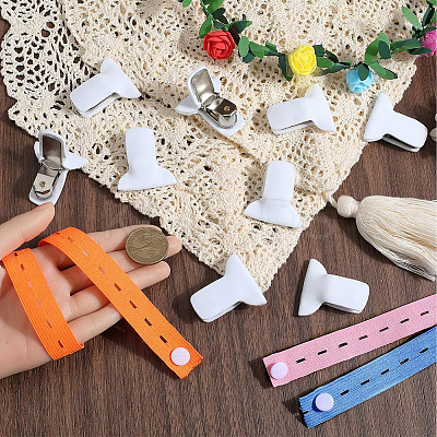 3Pcs 3 Colors Polyester Clothes Organizer Elastic Bands FIND-CN0001-68A-1
