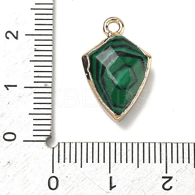 Synthetic Malachite Pendants G-K422-01G-02-1