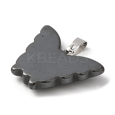 Synthetic Non-Magnetic Hematite Pendants G-E611-02P-1