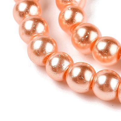Baking Paint Glass Pearl Bead Strands X-HY-Q003-3mm-33-1