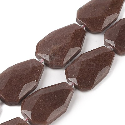 Natural Purple Aventurine Beads Strands G-P548-B15-01-1