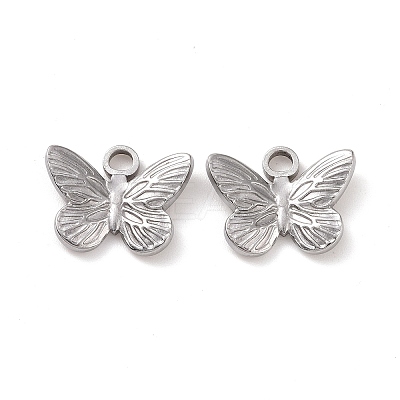 Non-Tarnish 304 Stainless Steel Charms STAS-C059-04P-1