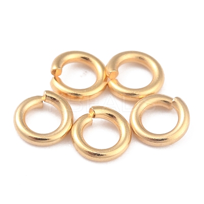 Rack PlatingBrass Open Jump Rings KK-O139-18L-G-1