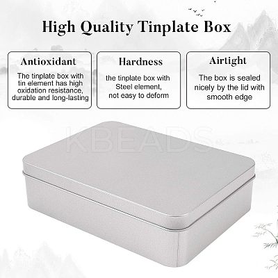 Rectangular Empty Tinplate Boxes CON-OC0001-06MS-1